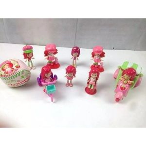 Strawberry Shortcake Mini Doll Lot of 9 Pcs